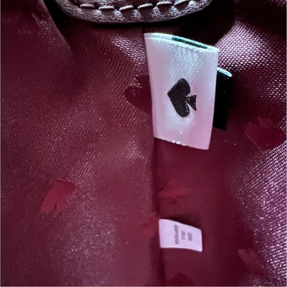 Kate Spade Ivy Street Amy Crossbody Color Cherrywood 5.5"h x 9.5"w - Picture 2 of 7